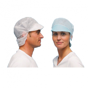 Snoodcaps wit en blauw